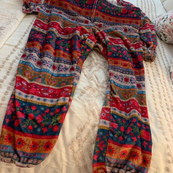 Natural Life Fleece Onesie Pajamas xl- fun, cozy, colorful - Picture 8 of 10